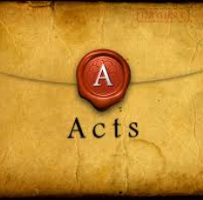 Acts – Week 1